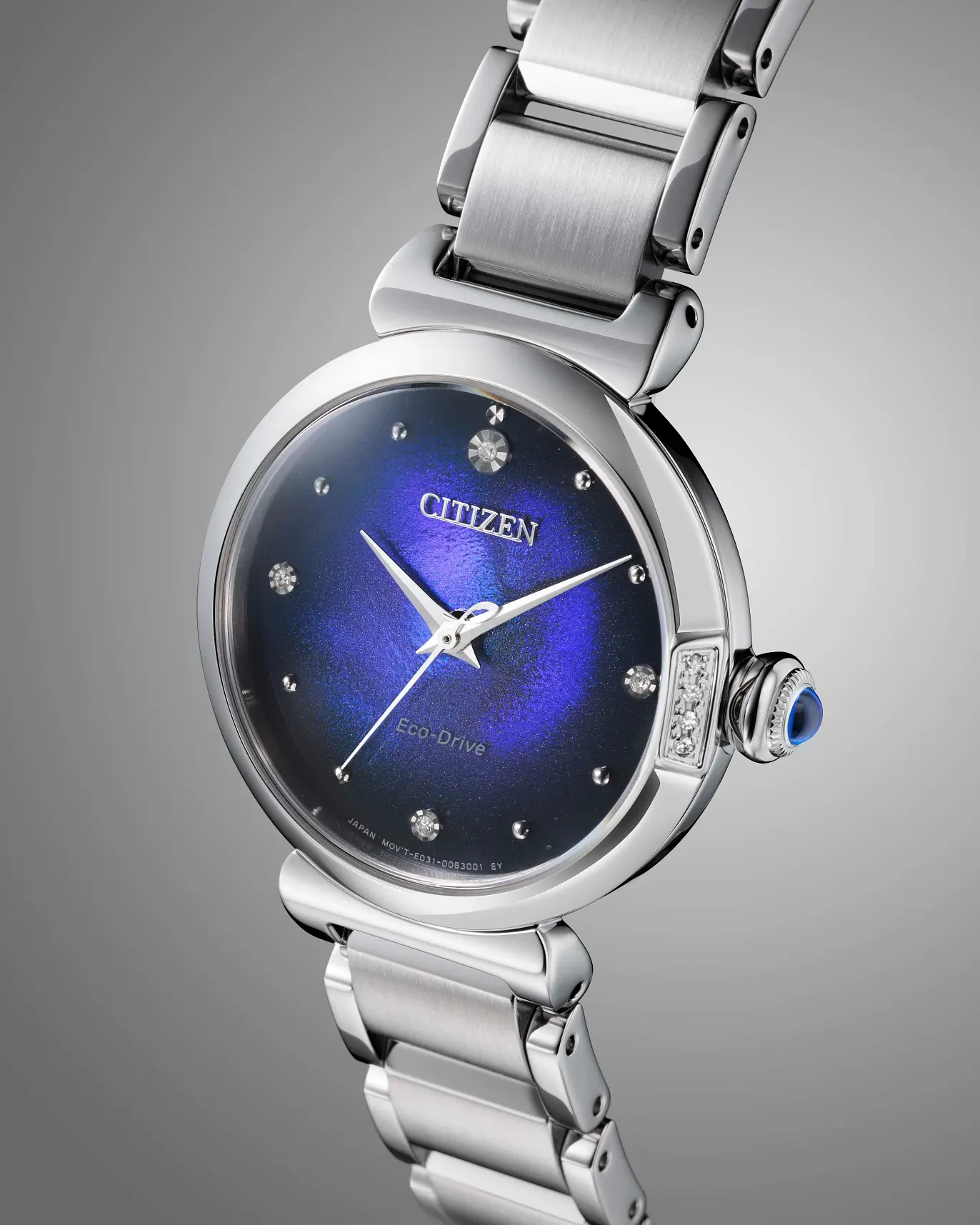 【新品未使用タグ付き】CITIZEN L EM1060-87L Citizen L Mae Blue Dial Stainless Steel Bracelet EM1060-87L | CITIZEN